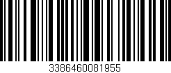 Código de barras (EAN, GTIN, SKU, ISBN): '3386460081955'