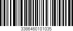 Código de barras (EAN, GTIN, SKU, ISBN): '3386460101035'