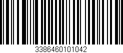 Código de barras (EAN, GTIN, SKU, ISBN): '3386460101042'