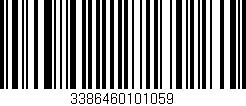 Código de barras (EAN, GTIN, SKU, ISBN): '3386460101059'