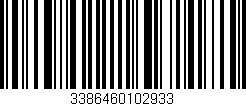 Código de barras (EAN, GTIN, SKU, ISBN): '3386460102933'
