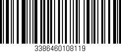 Código de barras (EAN, GTIN, SKU, ISBN): '3386460108119'