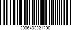 Código de barras (EAN, GTIN, SKU, ISBN): '3386463021798'