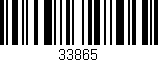 Código de barras (EAN, GTIN, SKU, ISBN): '33865'