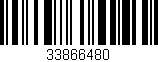 Código de barras (EAN, GTIN, SKU, ISBN): '33866480'