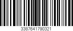 Código de barras (EAN, GTIN, SKU, ISBN): '3387641790321'