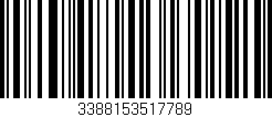 Código de barras (EAN, GTIN, SKU, ISBN): '3388153517789'