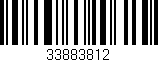 Código de barras (EAN, GTIN, SKU, ISBN): '33883812'