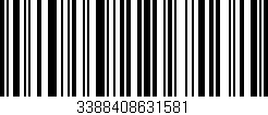 Código de barras (EAN, GTIN, SKU, ISBN): '3388408631581'