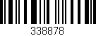 Código de barras (EAN, GTIN, SKU, ISBN): '338878'