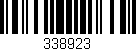 Código de barras (EAN, GTIN, SKU, ISBN): '338923'