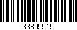 Código de barras (EAN, GTIN, SKU, ISBN): '33895515'