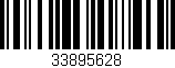 Código de barras (EAN, GTIN, SKU, ISBN): '33895628'