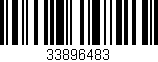 Código de barras (EAN, GTIN, SKU, ISBN): '33896483'