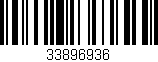 Código de barras (EAN, GTIN, SKU, ISBN): '33896936'