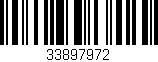 Código de barras (EAN, GTIN, SKU, ISBN): '33897972'