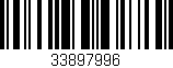 Código de barras (EAN, GTIN, SKU, ISBN): '33897996'