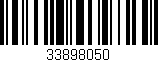 Código de barras (EAN, GTIN, SKU, ISBN): '33898050'