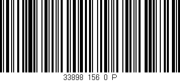 Código de barras (EAN, GTIN, SKU, ISBN): '33898_156_0_P'