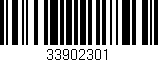 Código de barras (EAN, GTIN, SKU, ISBN): '33902301'