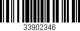 Código de barras (EAN, GTIN, SKU, ISBN): '33902346'