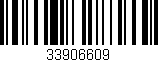 Código de barras (EAN, GTIN, SKU, ISBN): '33906609'