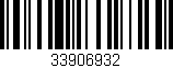 Código de barras (EAN, GTIN, SKU, ISBN): '33906932'