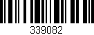 Código de barras (EAN, GTIN, SKU, ISBN): '339082'