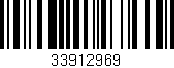 Código de barras (EAN, GTIN, SKU, ISBN): '33912969'