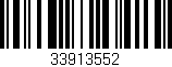 Código de barras (EAN, GTIN, SKU, ISBN): '33913552'
