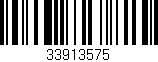 Código de barras (EAN, GTIN, SKU, ISBN): '33913575'