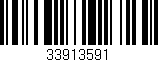 Código de barras (EAN, GTIN, SKU, ISBN): '33913591'