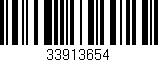 Código de barras (EAN, GTIN, SKU, ISBN): '33913654'