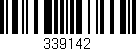 Código de barras (EAN, GTIN, SKU, ISBN): '339142'
