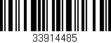 Código de barras (EAN, GTIN, SKU, ISBN): '33914485'