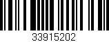 Código de barras (EAN, GTIN, SKU, ISBN): '33915202'