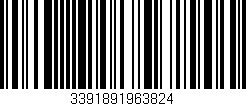 Código de barras (EAN, GTIN, SKU, ISBN): '3391891963824'