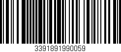 Código de barras (EAN, GTIN, SKU, ISBN): '3391891990059'