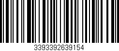 Código de barras (EAN, GTIN, SKU, ISBN): '3393392639154'
