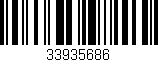Código de barras (EAN, GTIN, SKU, ISBN): '33935686'