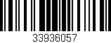 Código de barras (EAN, GTIN, SKU, ISBN): '33936057'