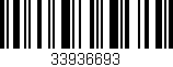 Código de barras (EAN, GTIN, SKU, ISBN): '33936693'