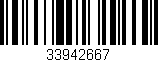 Código de barras (EAN, GTIN, SKU, ISBN): '33942667'