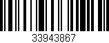Código de barras (EAN, GTIN, SKU, ISBN): '33943867'