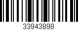 Código de barras (EAN, GTIN, SKU, ISBN): '33943898'