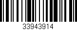 Código de barras (EAN, GTIN, SKU, ISBN): '33943914'