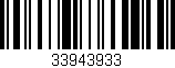 Código de barras (EAN, GTIN, SKU, ISBN): '33943933'