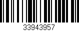 Código de barras (EAN, GTIN, SKU, ISBN): '33943957'