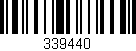 Código de barras (EAN, GTIN, SKU, ISBN): '339440'