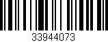 Código de barras (EAN, GTIN, SKU, ISBN): '33944073'